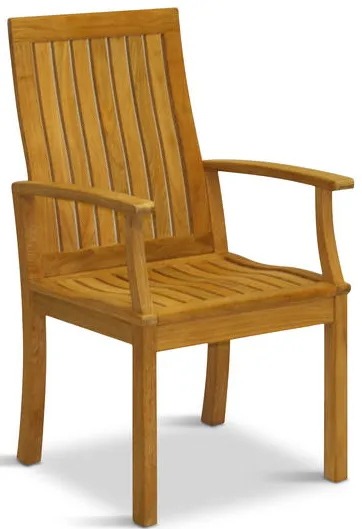 Monterey Teak Dining Arm Chair