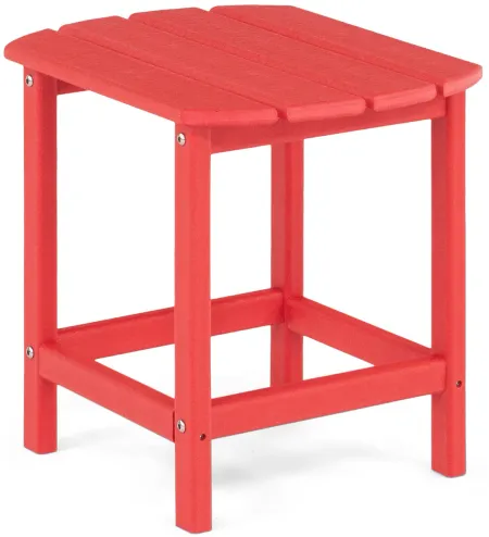 Sunset II Adirondack End Table - Red