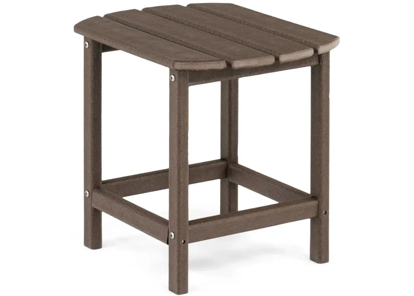 Sunset II Adirondack End Table - Dark Teak