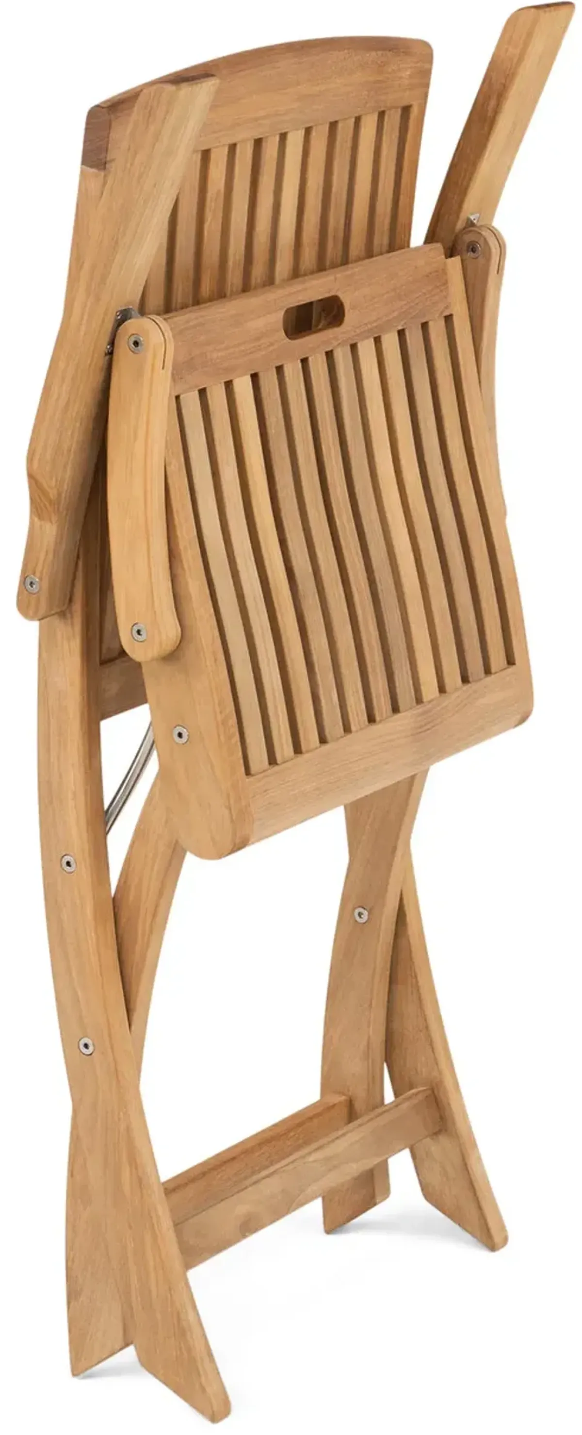 Braxton Teak Folding Arm Chair