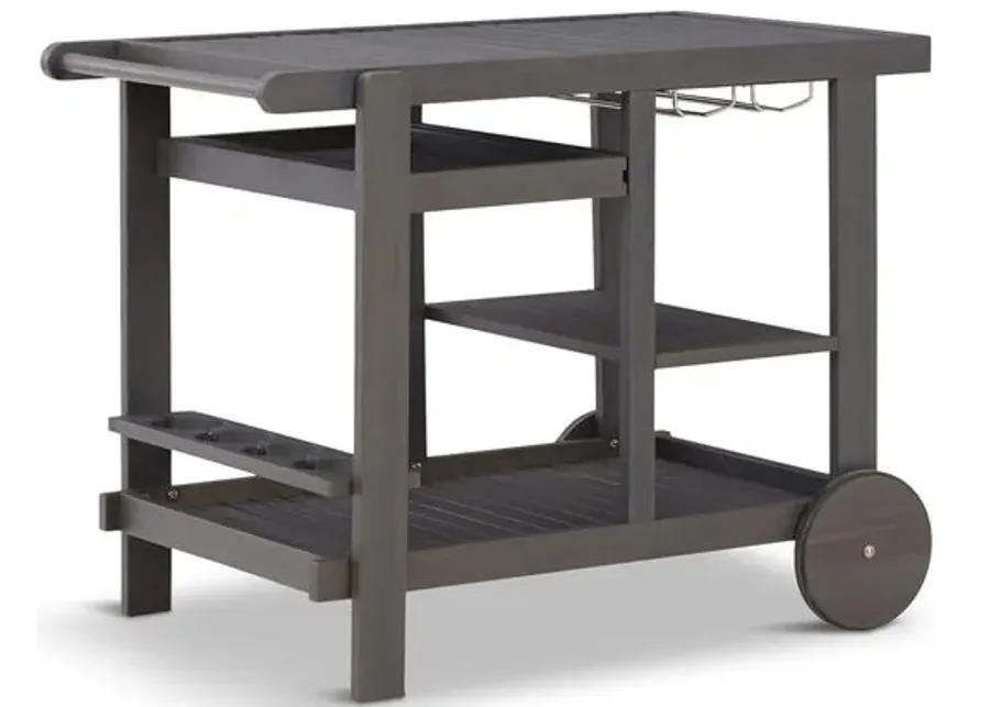 Kailani Serving Cart - Grey