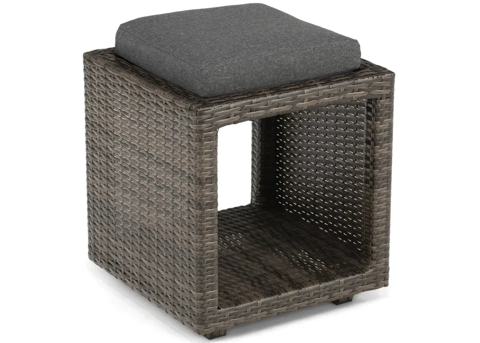 Vista Seat Cube With Cushion - Driftwood