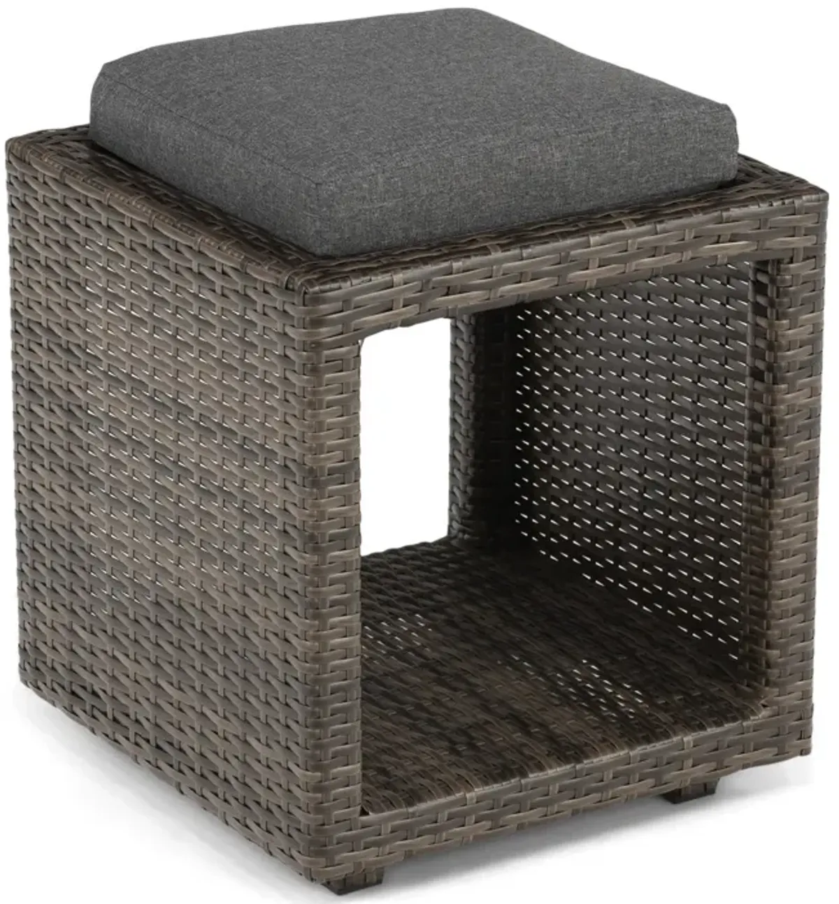 Vista Seat Cube With Cushion - Driftwood