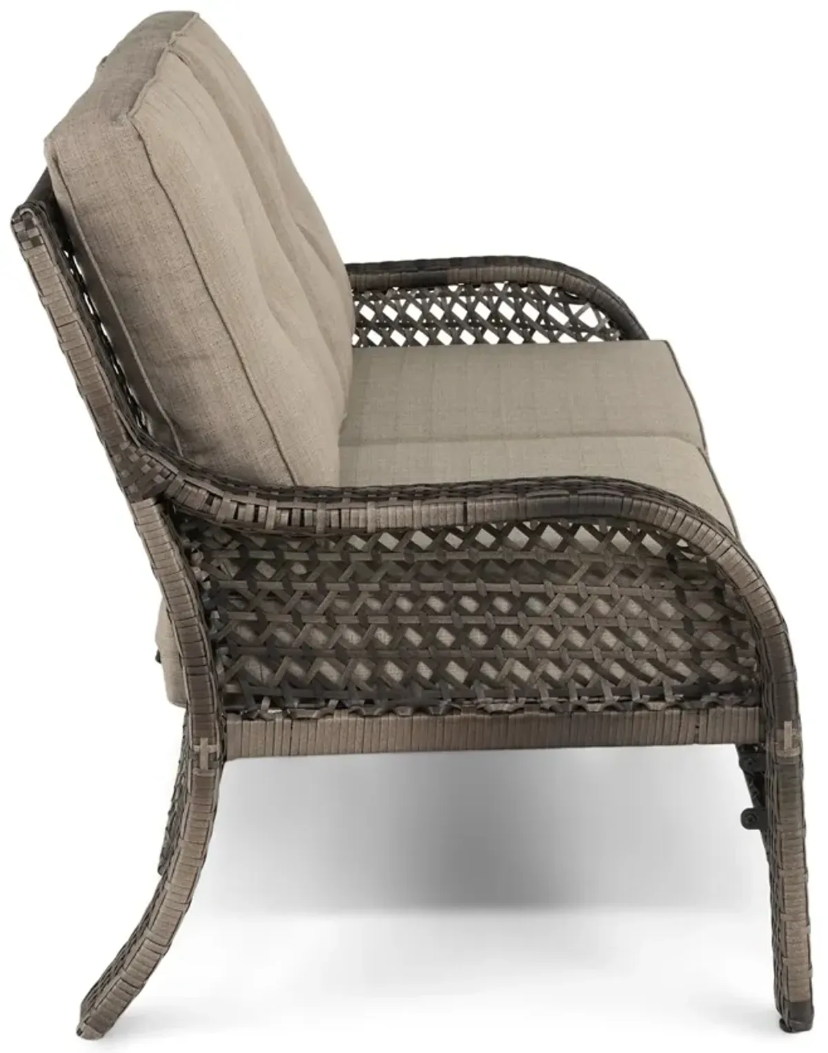 Lakewood II 4 Piece Wicker Patio Set