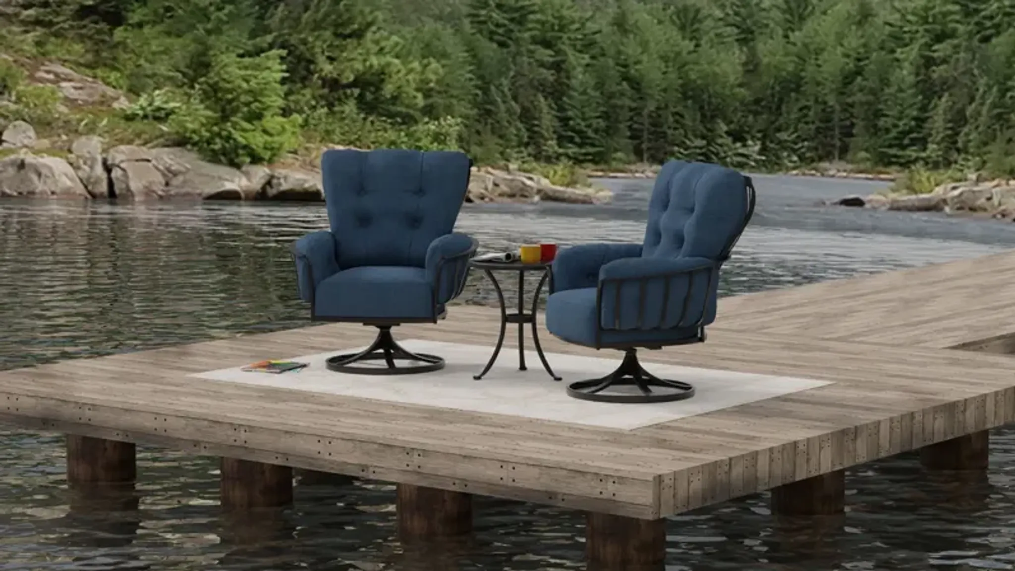 Monterra Urban Scale Swivel Rocker Lounge Chair | Furniture.com