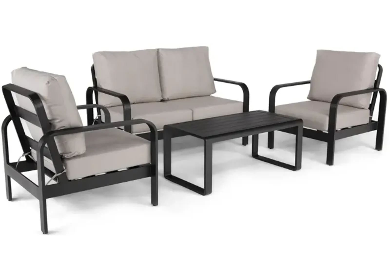 West Wind 4 Piece Outdoor Chat Group