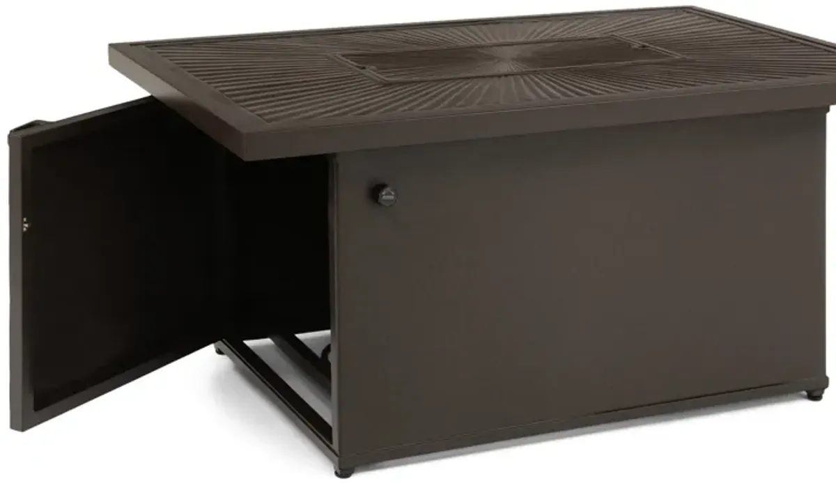 Linea 50  Rect. Fire Table