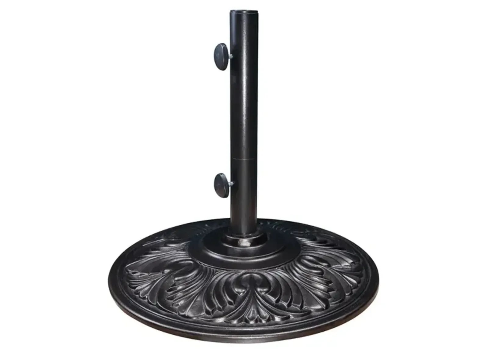 Art Deco 50lb Umbrella Base - Black