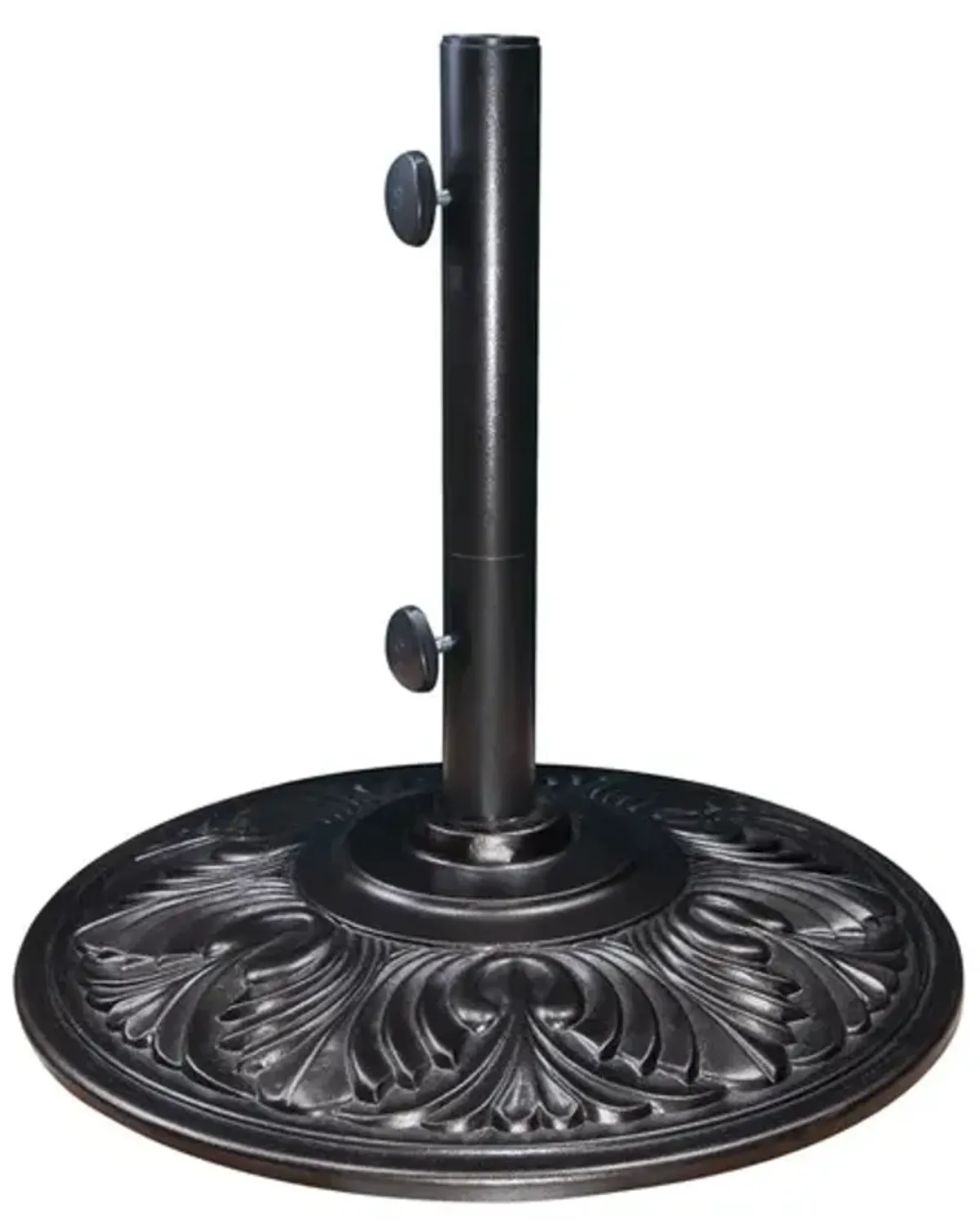 Art Deco 50lb Umbrella Base - Black