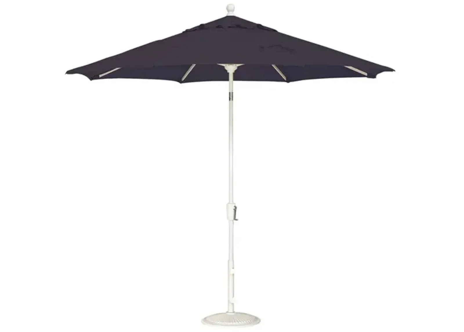 9  Market Umbrella - Bel Air White With Navy