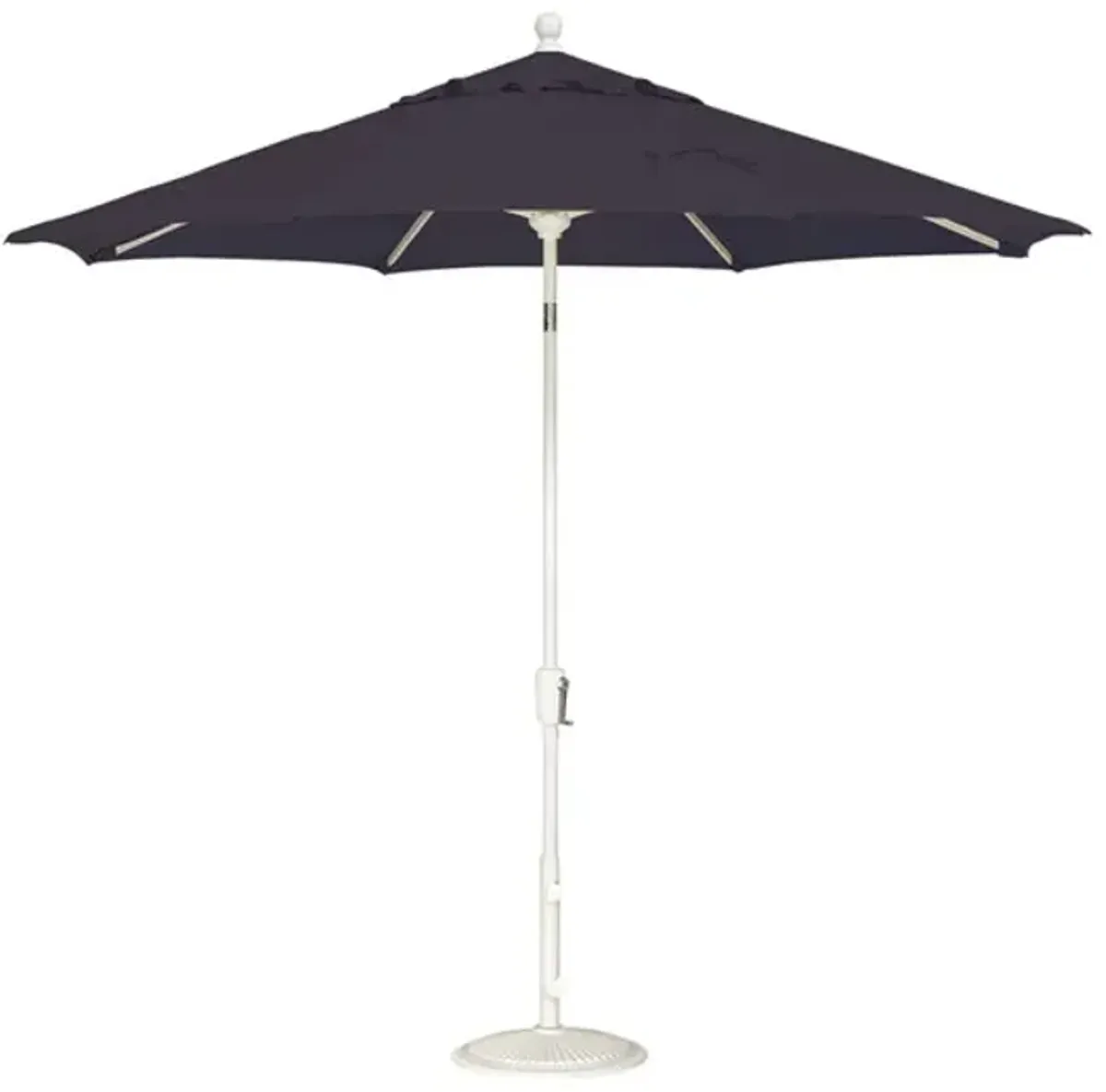 9  Market Umbrella - Bel Air White With Navy