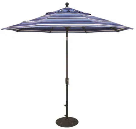 9  Hampton Stripe Market Umbrella