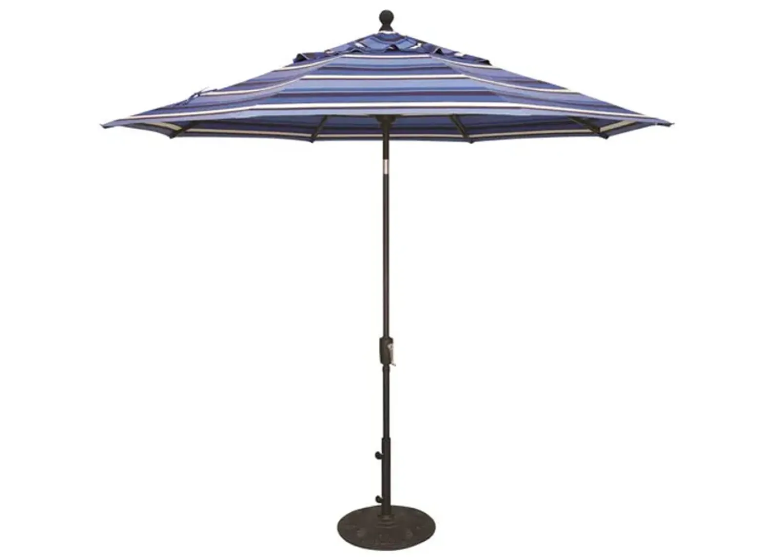 9  Hampton Stripe Market Umbrella