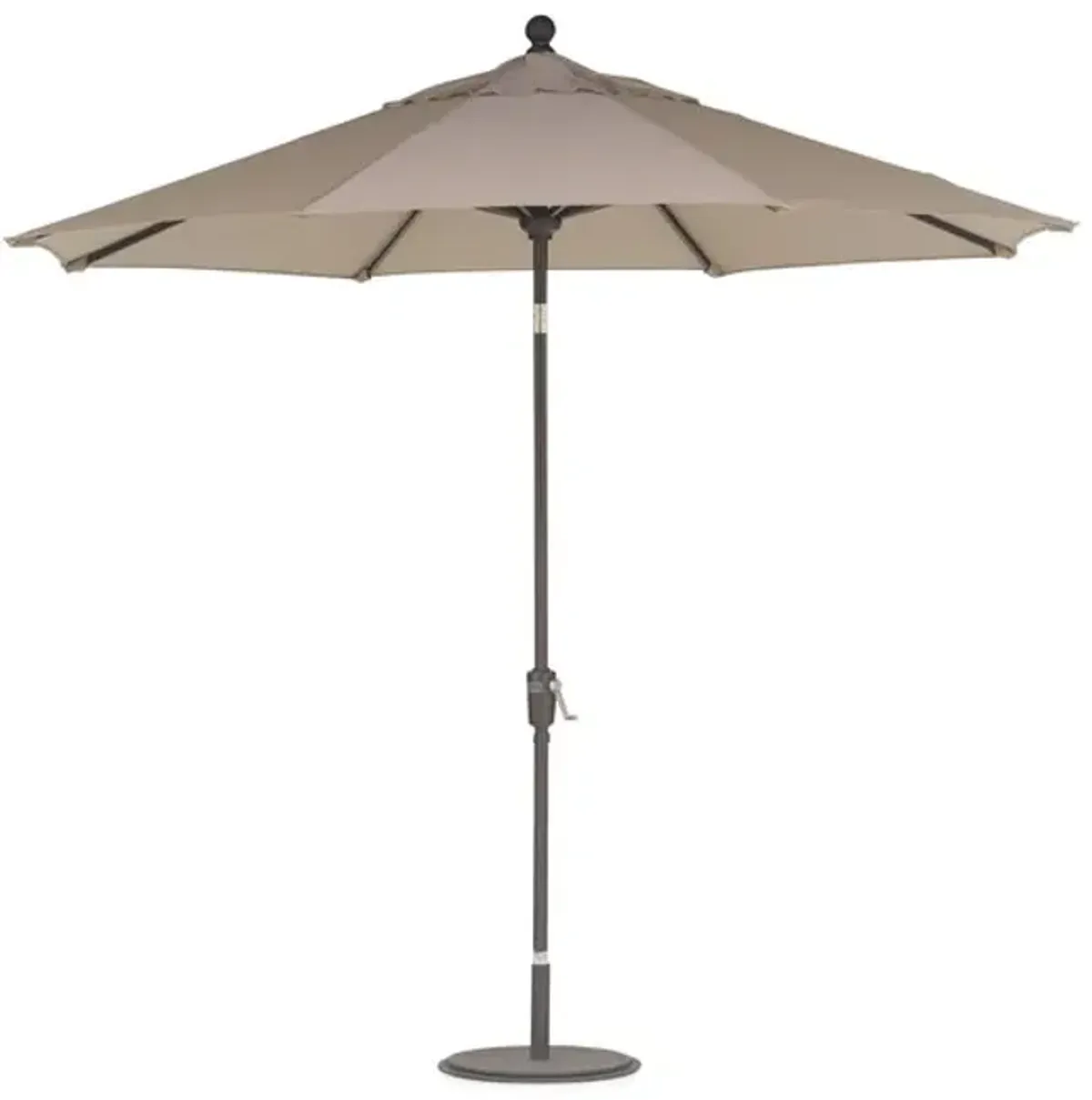 Market Umbrella 9  - Bronze Pole with Champagne Canopy