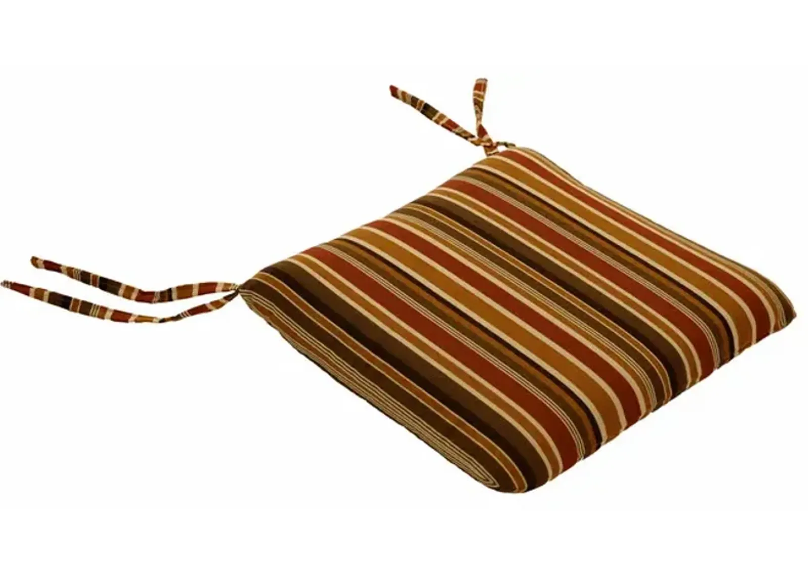 Seat Pad w Ties - Brannon Redwood