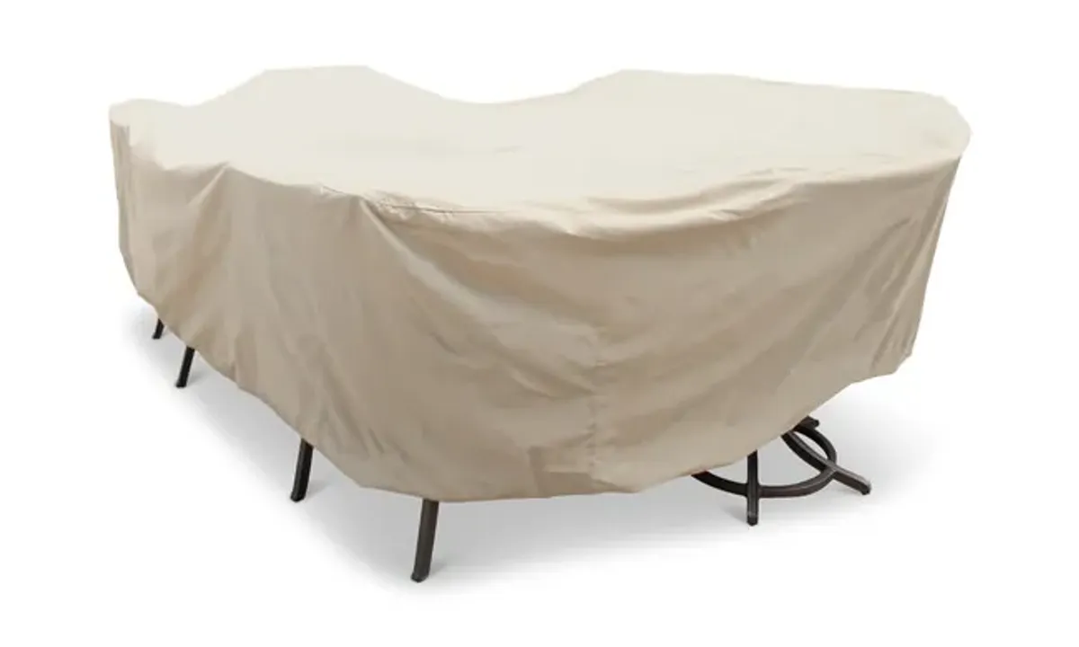 Protective Cover - Large Oval Rectangle Table   Chairs