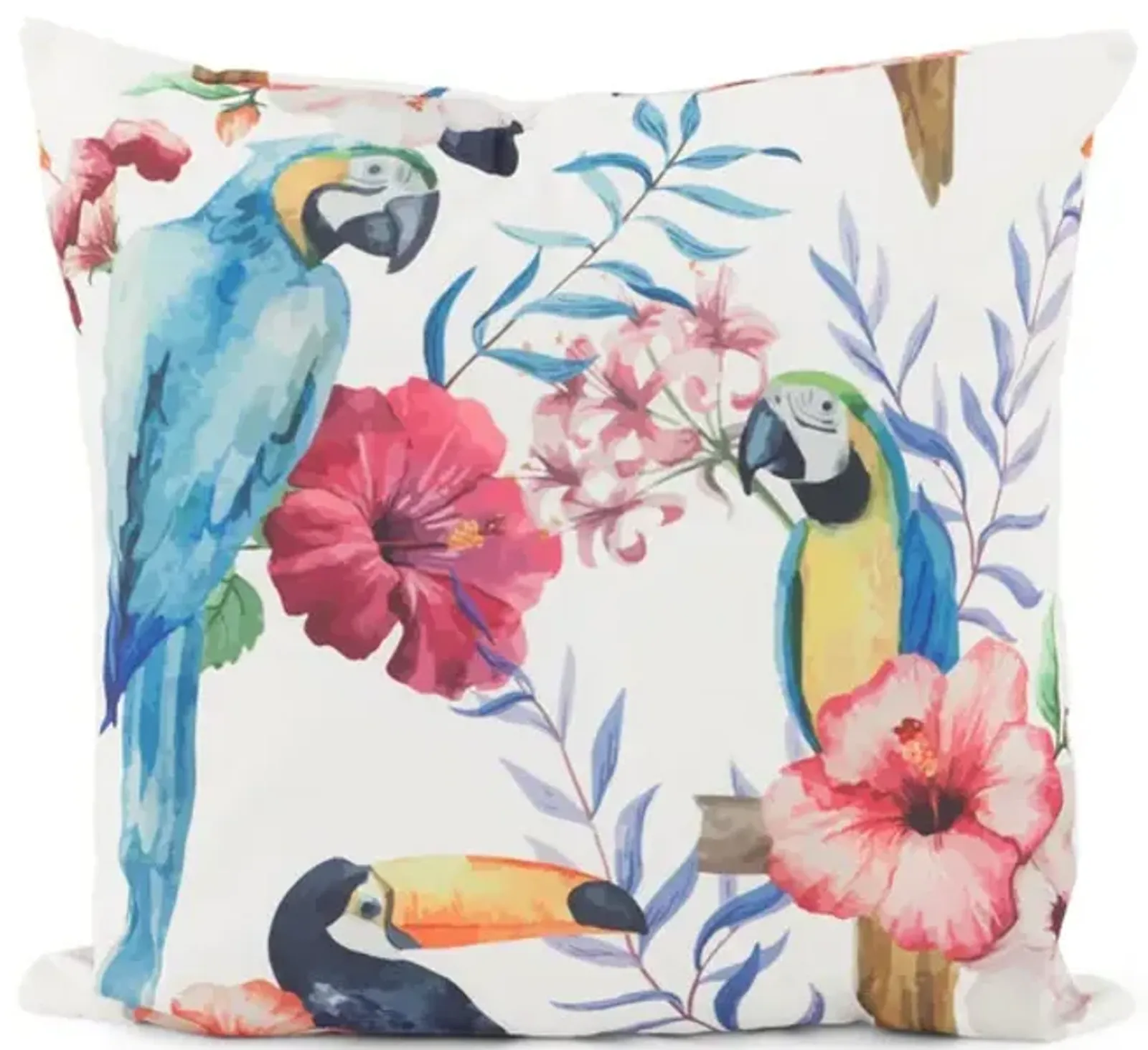 18  Parrots Pillow