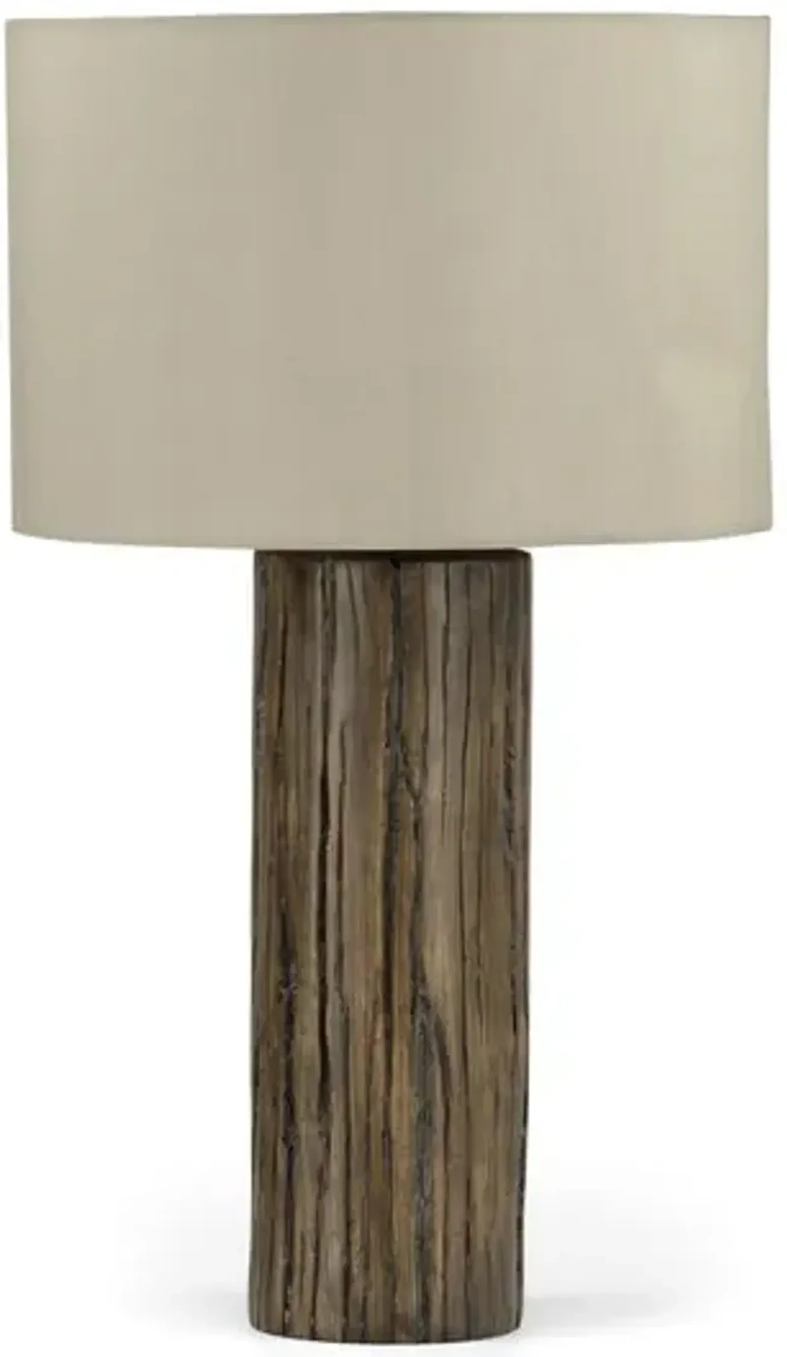 Outdoor Lamp - Rustic Log Table Lamp