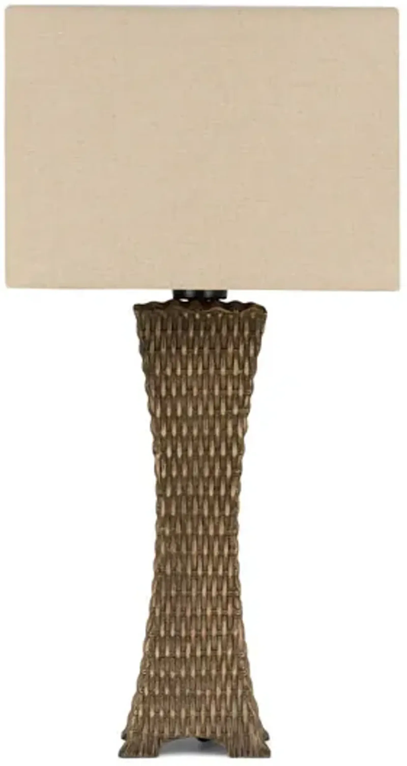 Outdoor Lamp Wicker Weave