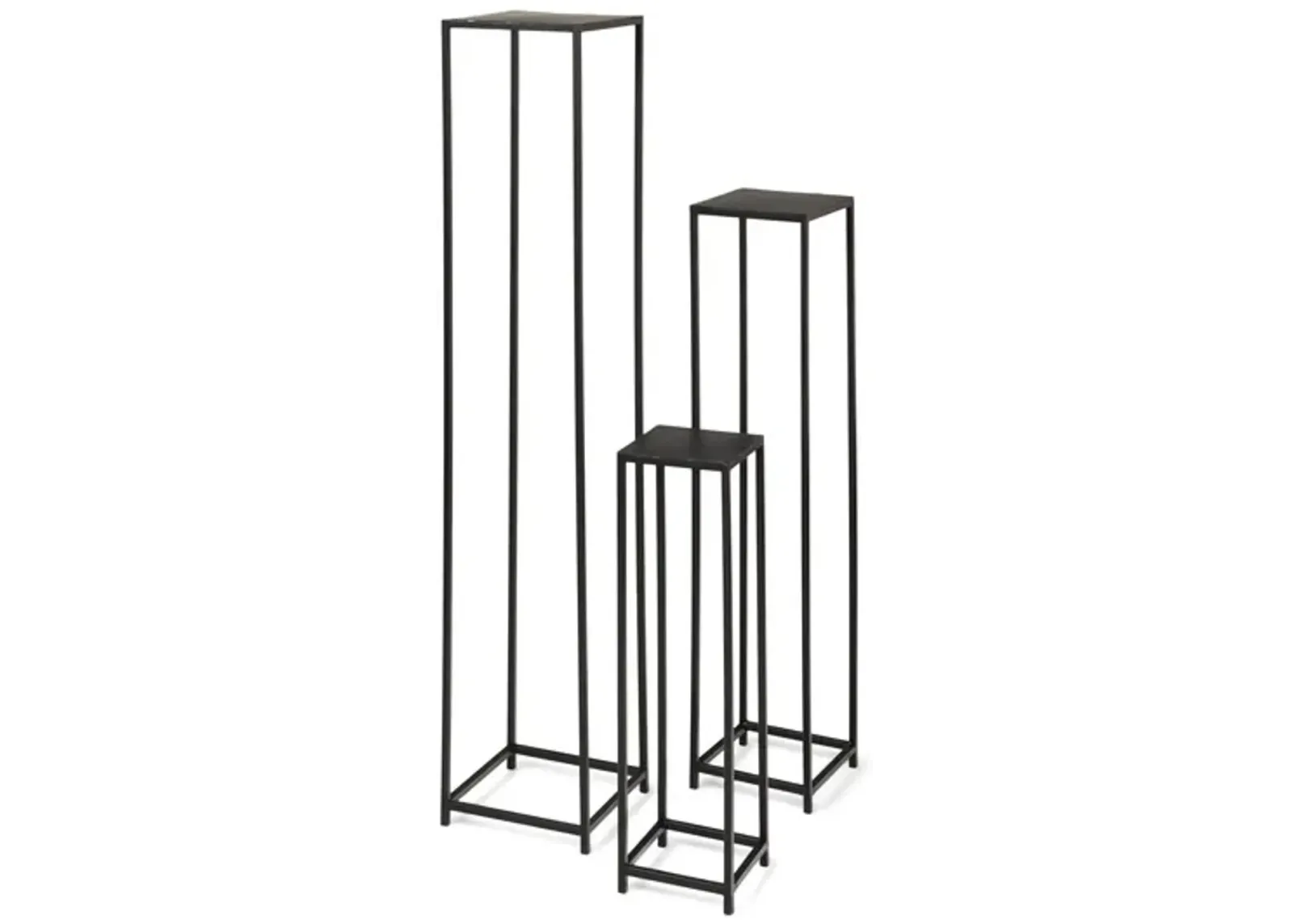 Metal Plant Stands - Set of 3