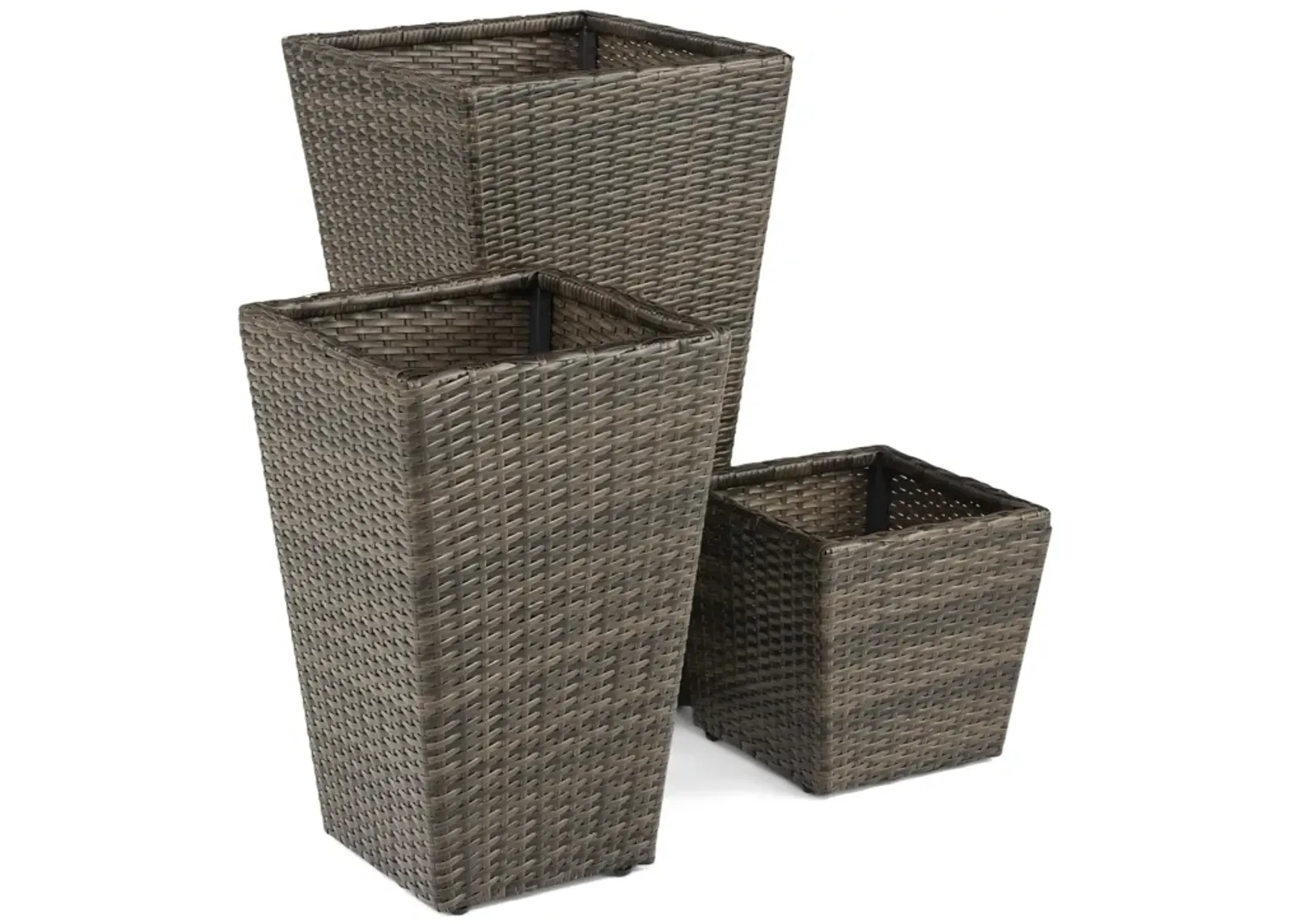 Vista Planters - Set of 3 - Driftwood