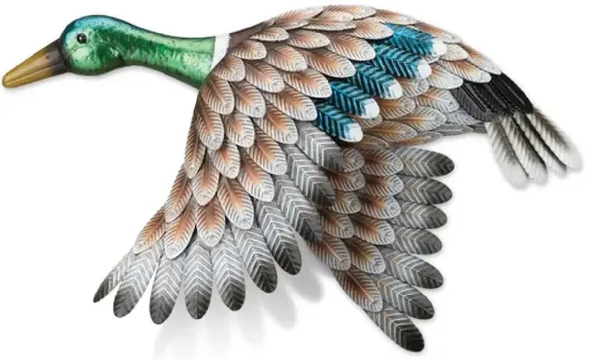 Mallard Wing Down Outdoor Wall Art 