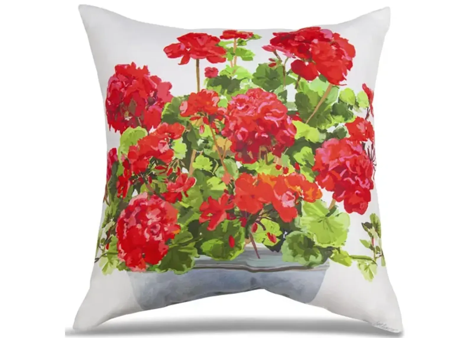 18  Geranium Pillow