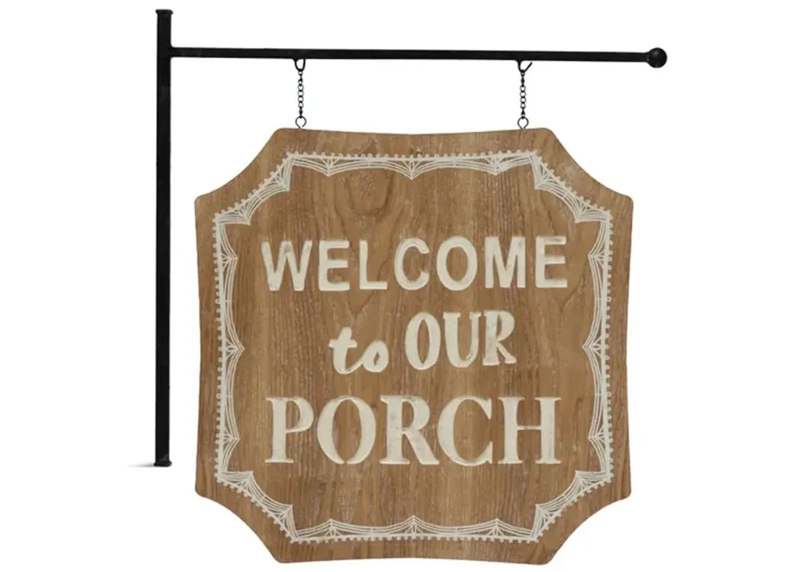 Welcome To Our Porch Sign