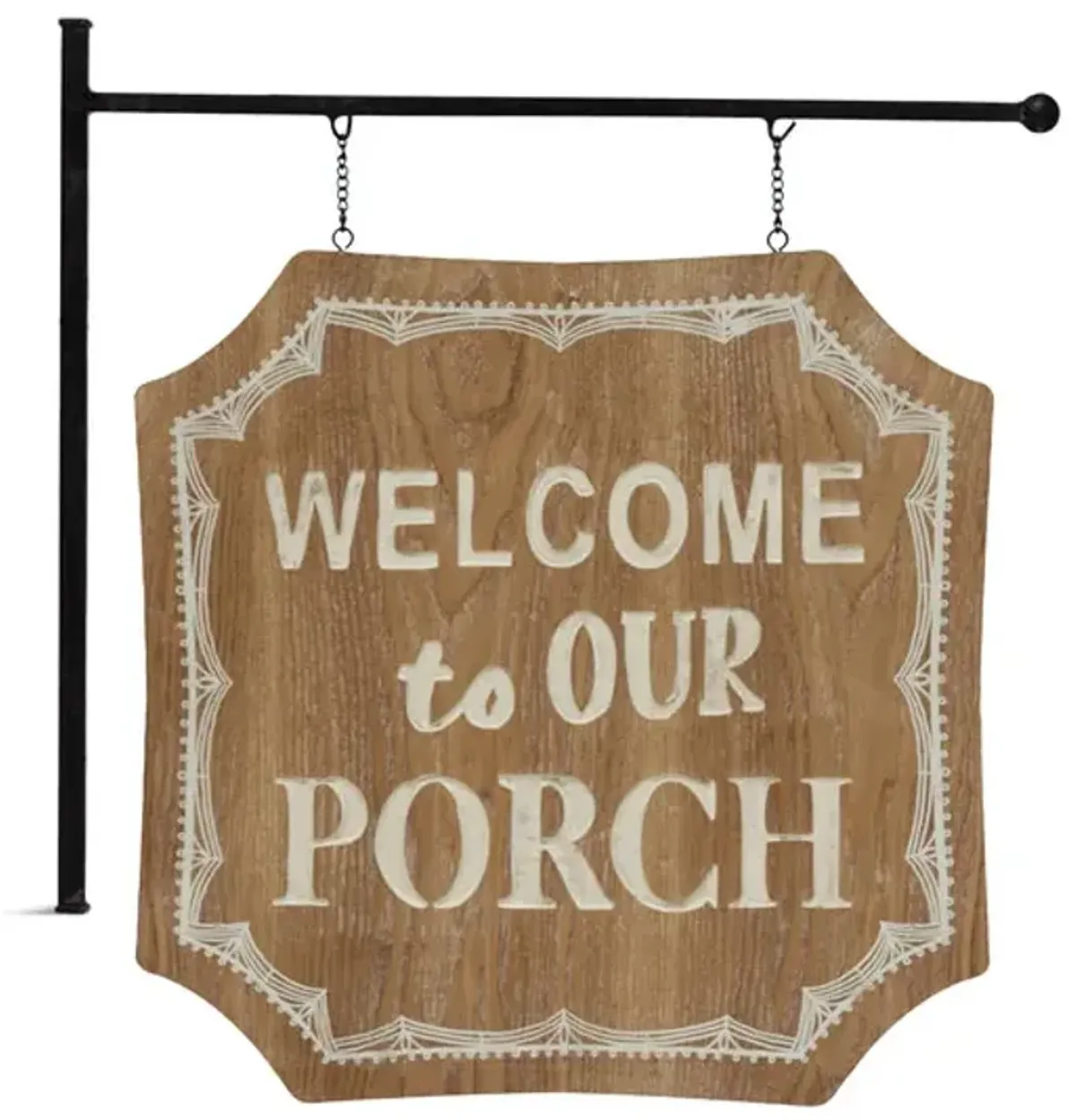 Welcome To Our Porch Sign