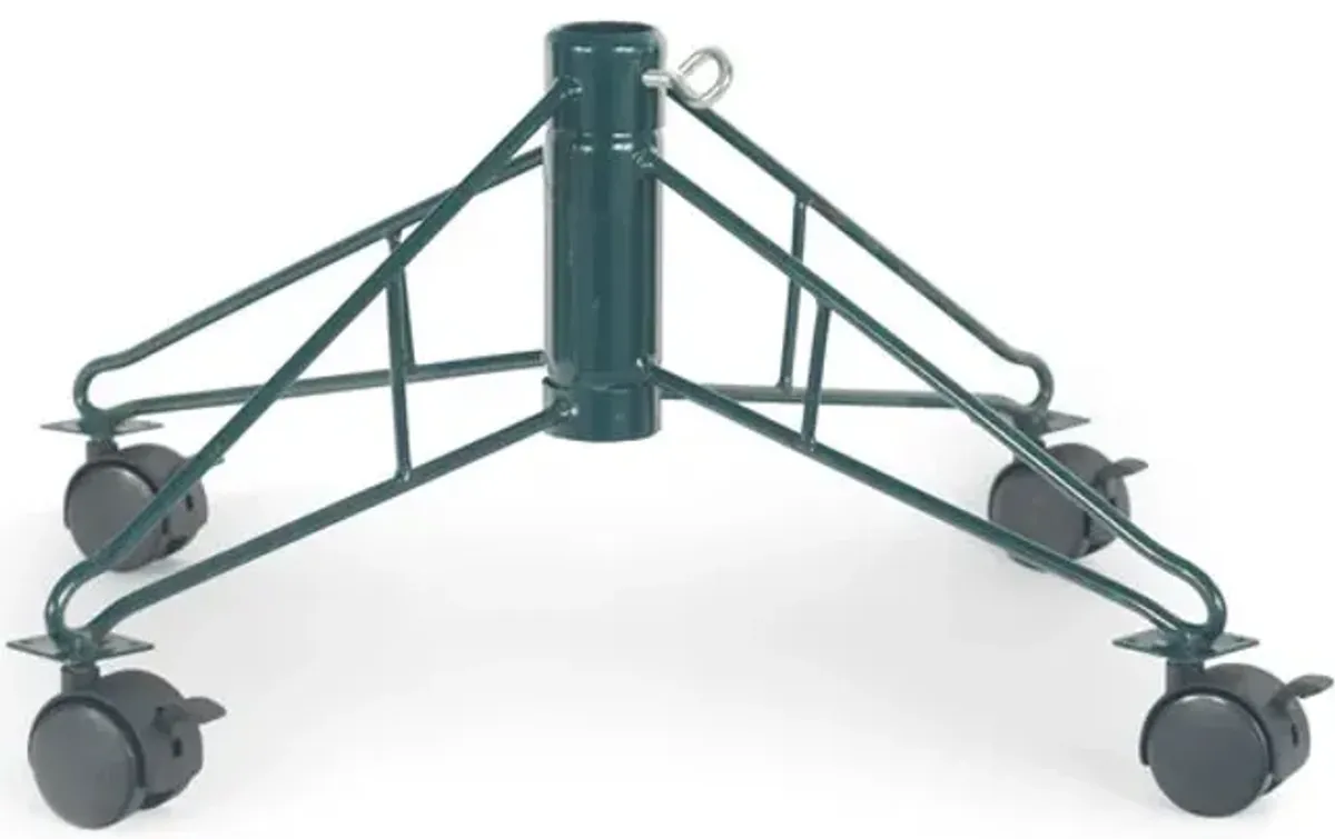 Metal Tree Stand With Rollers