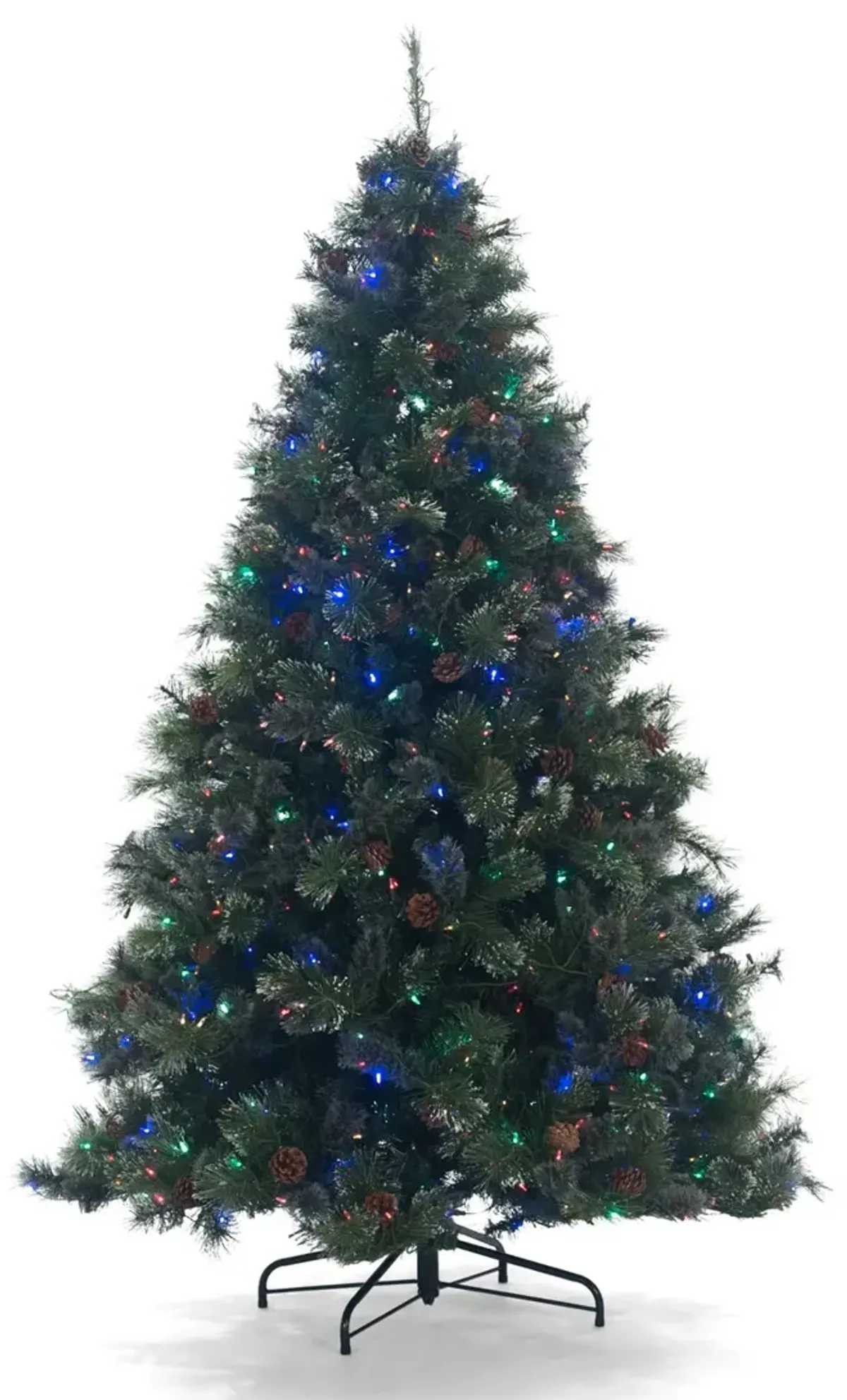 Oregon Pine 7.5  Artificial Christmas Tree with 800 Multi Function LED Lights