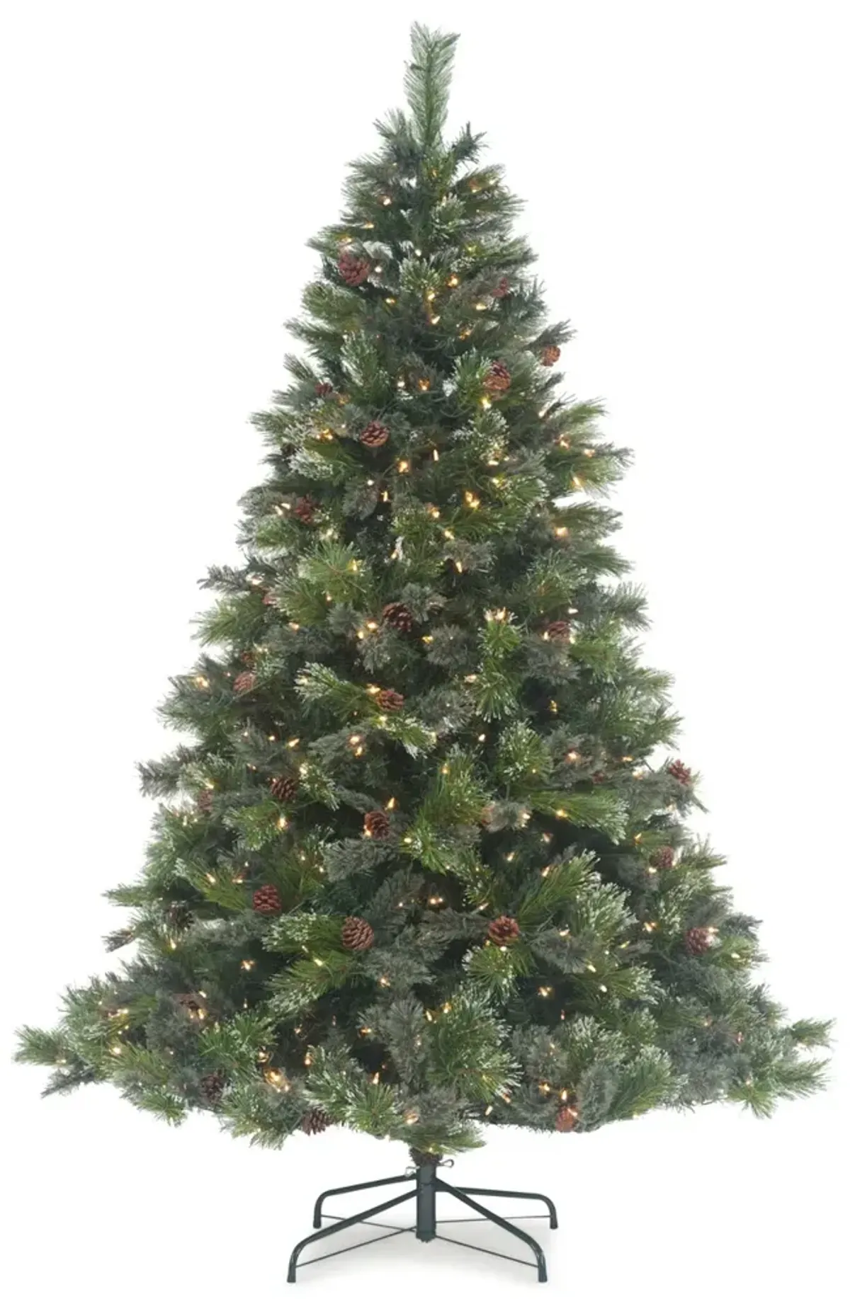 Oregon Pine 7.5  Artificial Christmas Tree with 800 Multi Function LED Lights