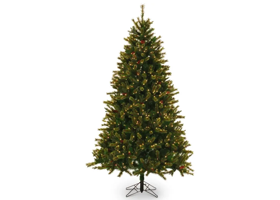 Itasca Pine 7.5  Pre-Lit Artificial Christmas Tree With Clear Lights