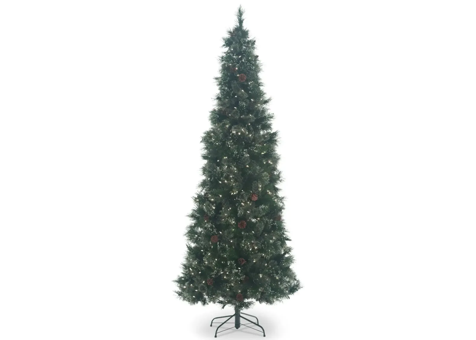 Sugar Pine 7.5  Slim Artificial Christmas Tree with 700 Clear Lights