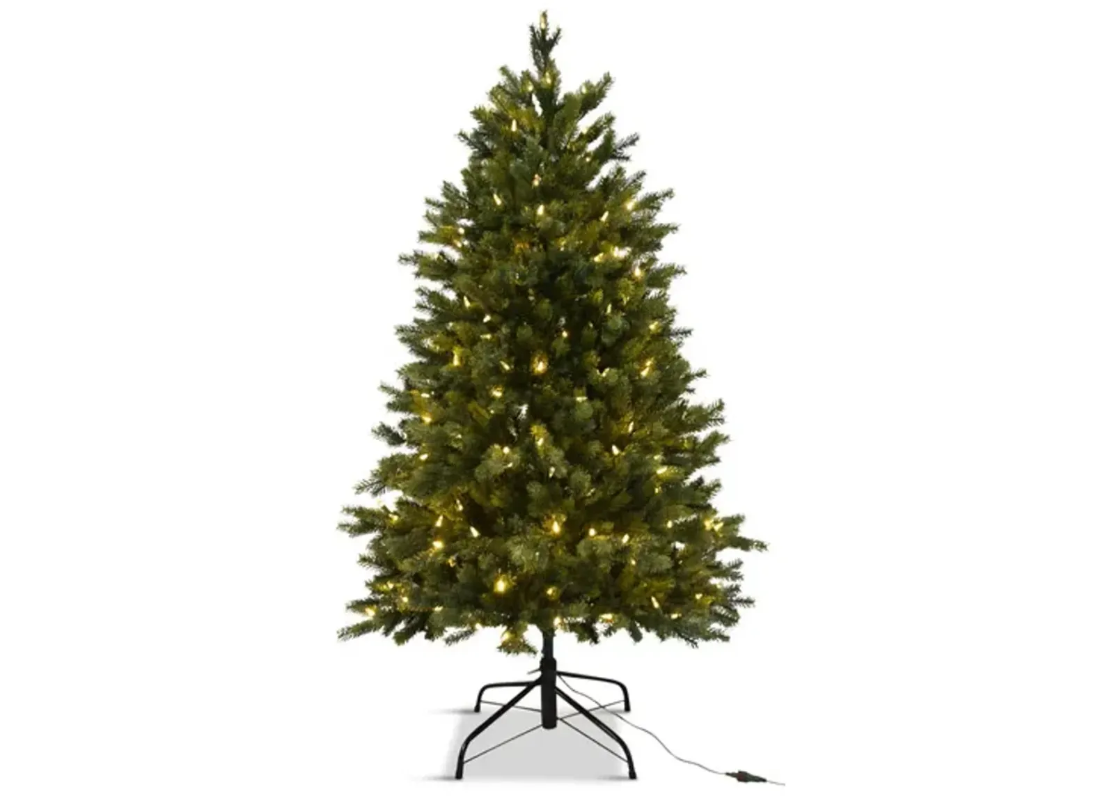 4  Highland Fir II Artificial Tree With 200 Warm White LED Lights