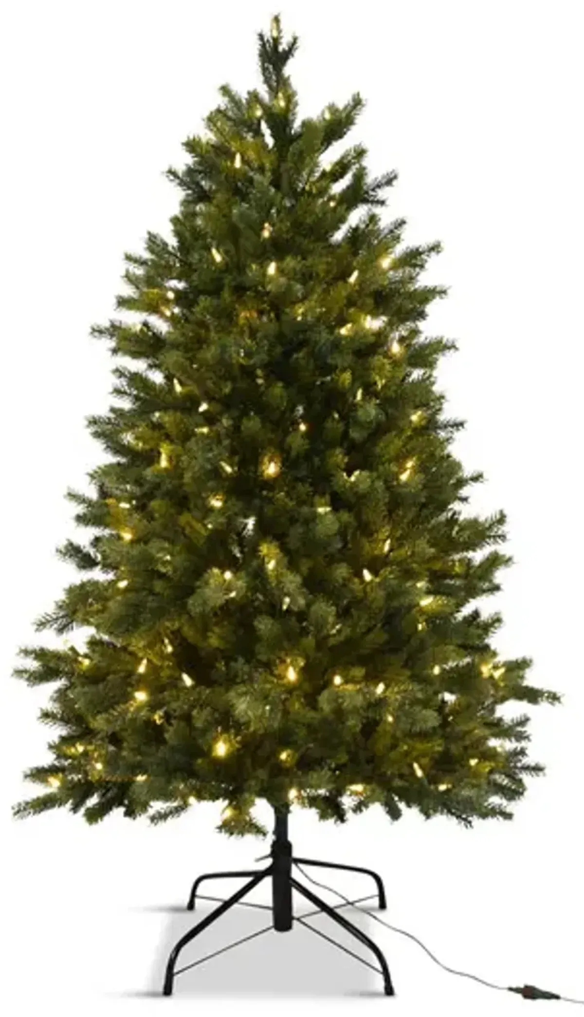 4  Highland Fir II Artificial Tree With 200 Warm White LED Lights