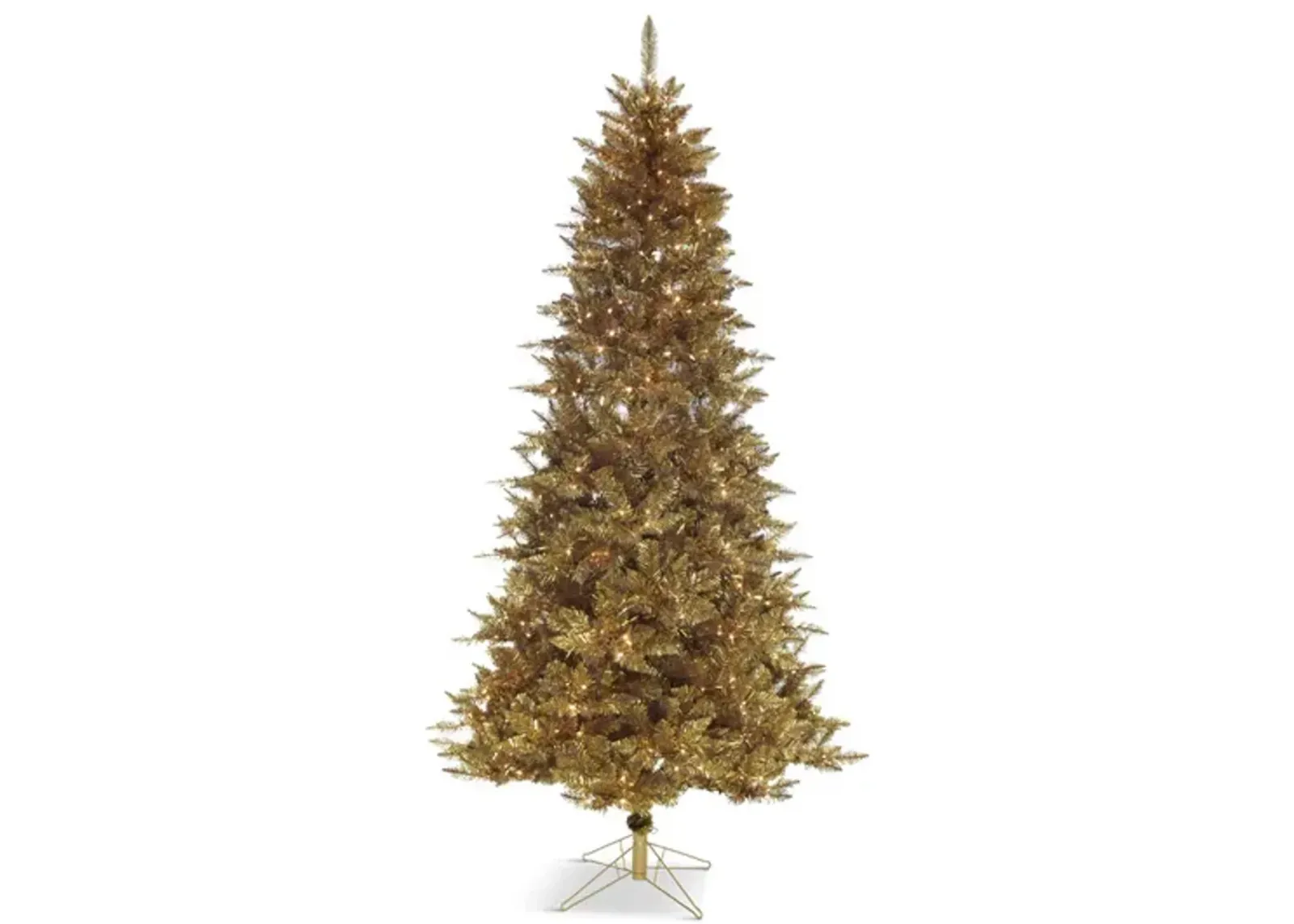 7.5  Metallic Artificial Christmas Tree With LED Multi Function Lights