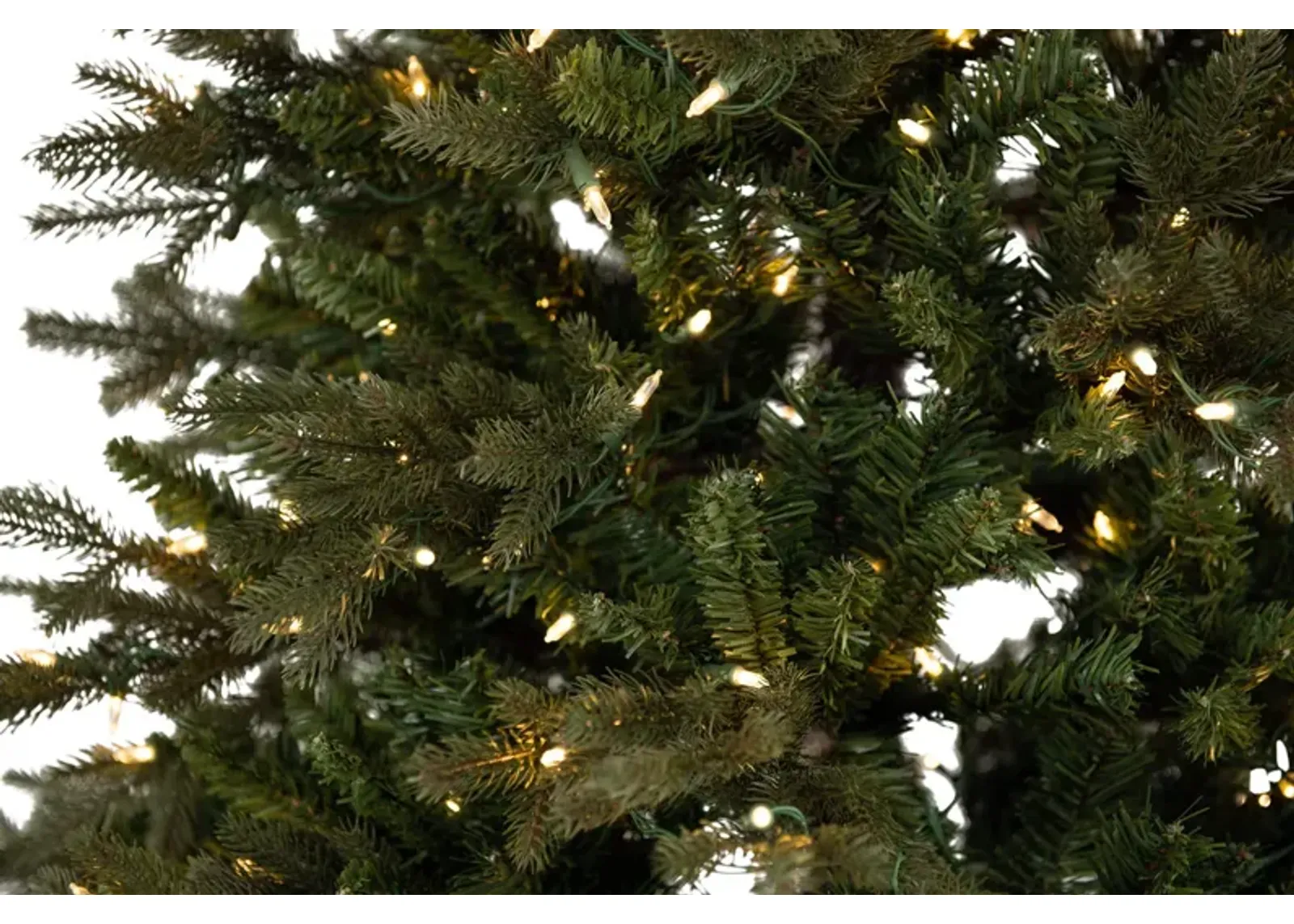 Douglas Fir 7.5  Artificial Christmas Tree With Warm White LED Lights