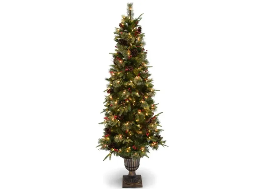 Cashmere Pine II 6.5  Artificial Christmas Tree With 250 Clear Lights