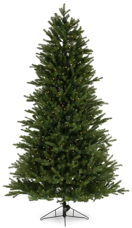 New England Spruce 7.5  Pre-Lit Artificial Christmas Tree With LED Lights