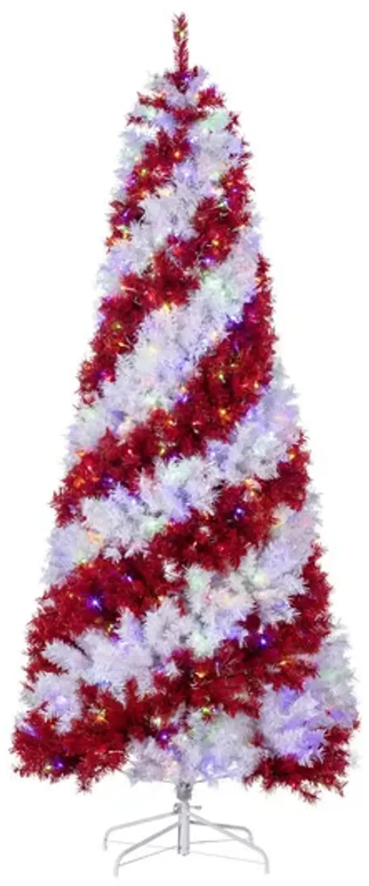 Candy Cane Swirl 7.5  Artificial Christmas Tree