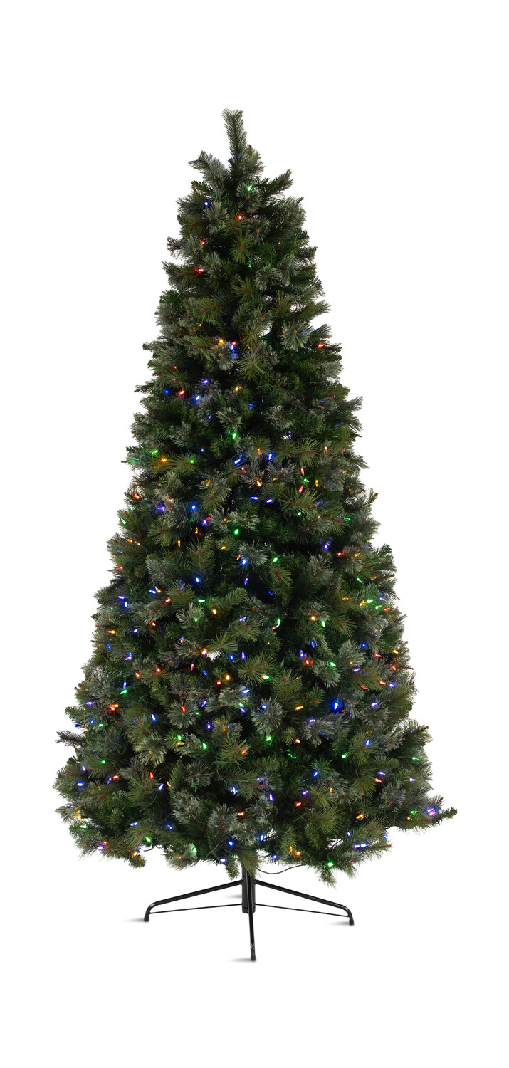 Northland Pine 7.5  Artificial Christmas Tree - Multi Function LED Lights