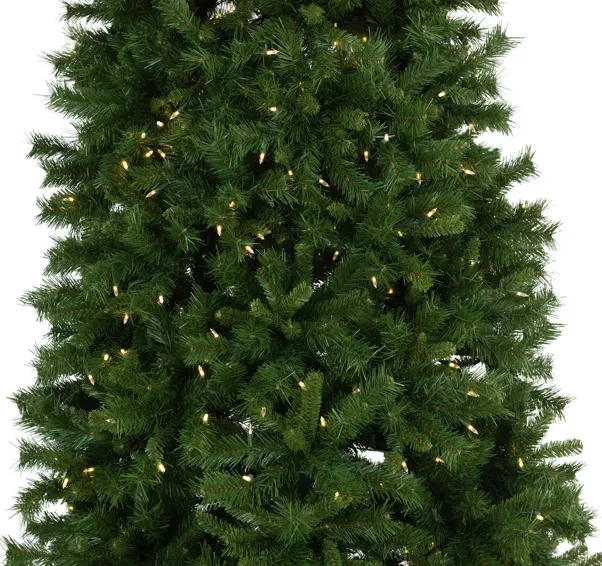 Watervile Pine 9  Artificial Christmas Tree With Warm White LED Lights