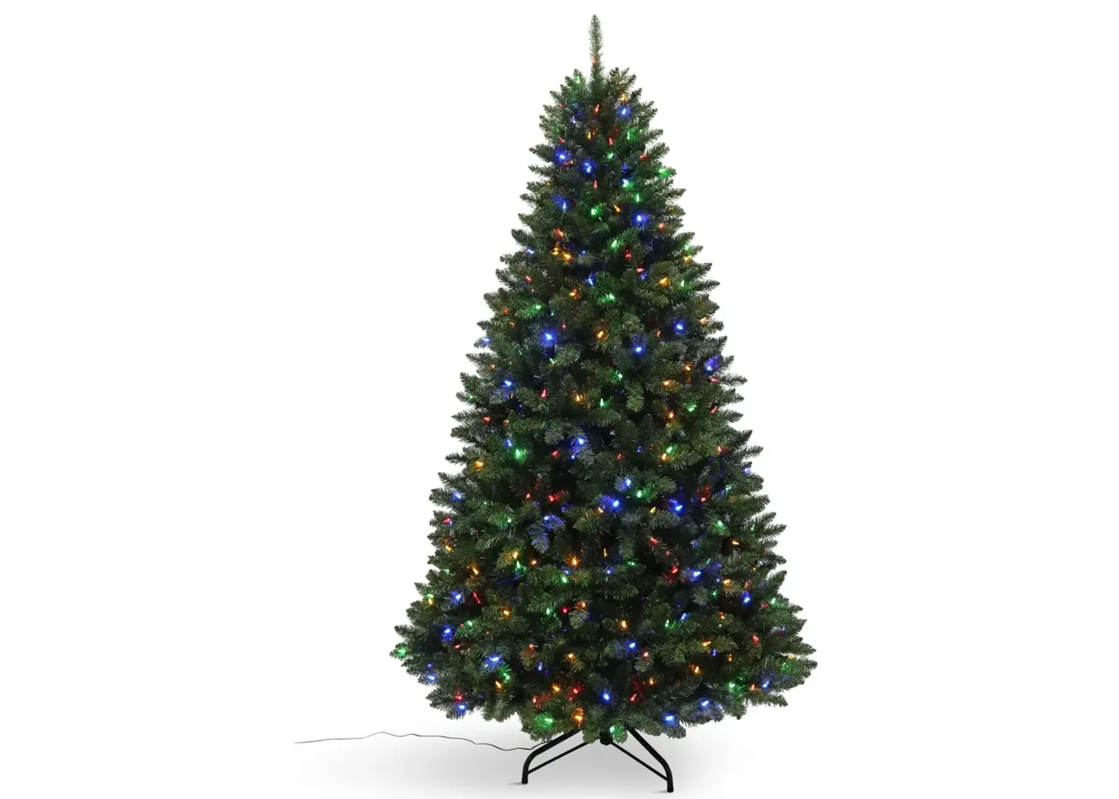 Noble Pine 7.5  Artificial Christmas Tree with 500 LED Multi Function Lights