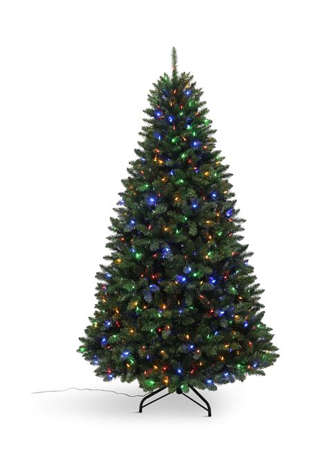 Noble Pine 7.5  Artificial Christmas Tree with 500 LED Multi Function Lights