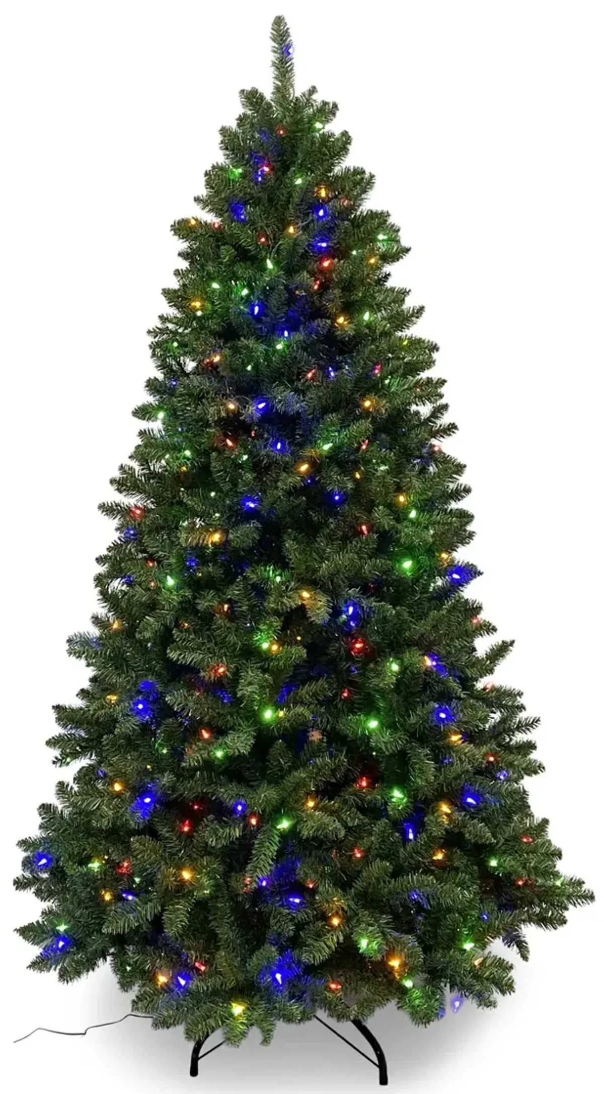 Noble Pine II 7.5  Artificial Christmas Tree With Multi Function LED Lights