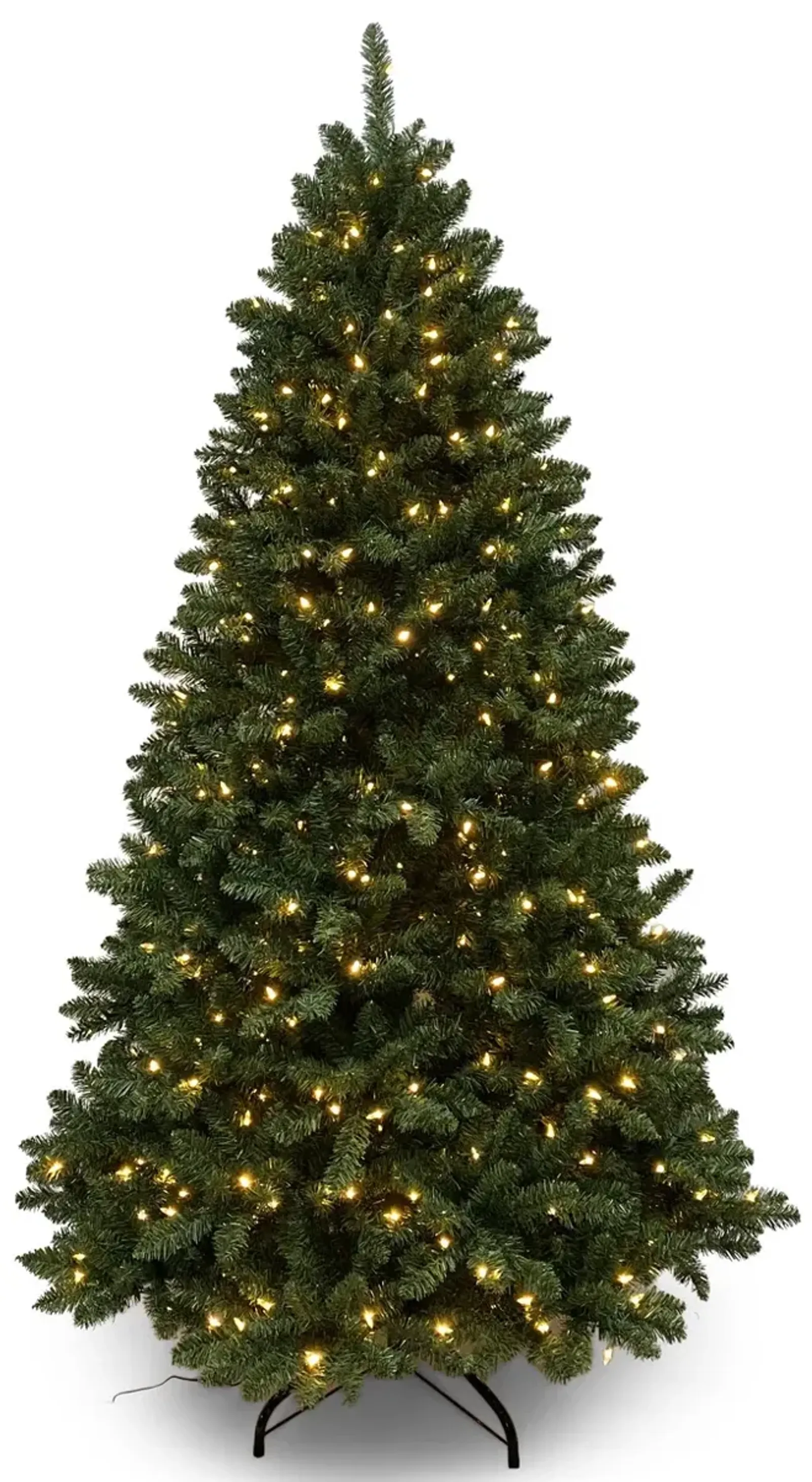 Noble Pine II 7.5  Artificial Christmas Tree With Multi Function LED Lights