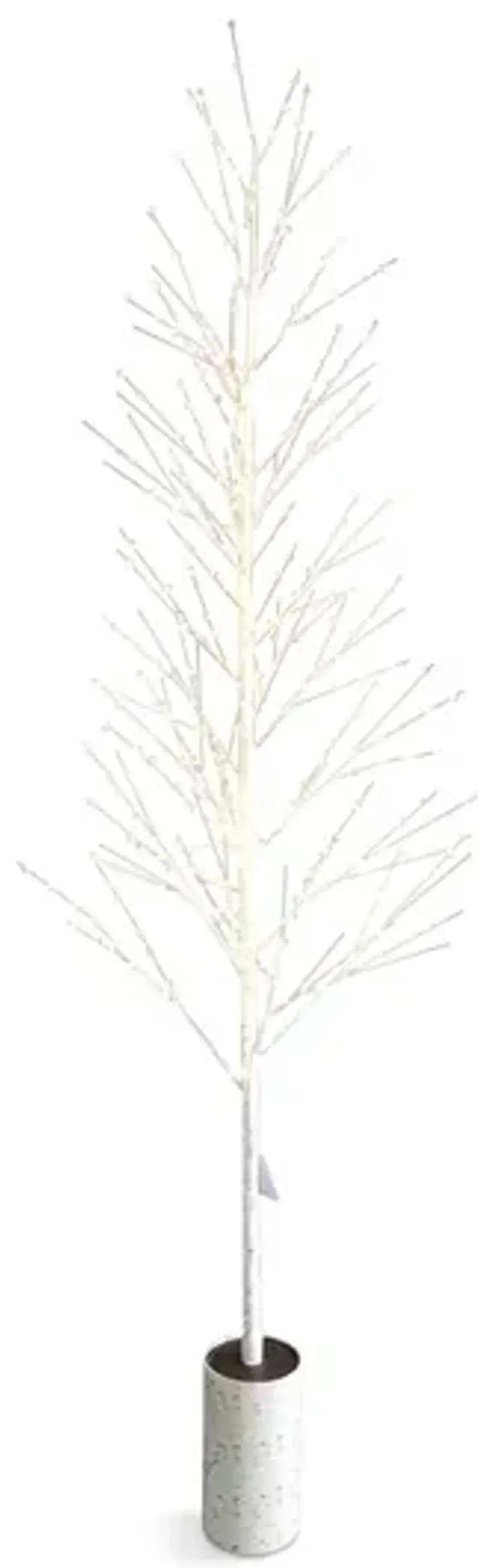  Christmas Birch Tree 94  with 454 Warm White Micro Lights