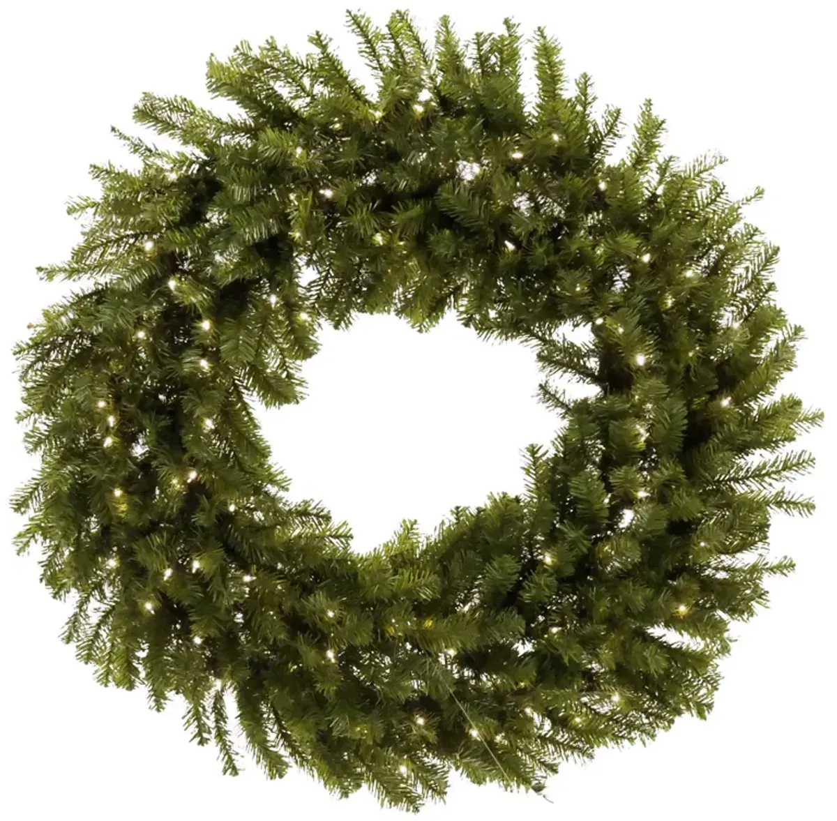 Continental Pine 48  Pre-lit Artificial Pine Wreath Clear Lights