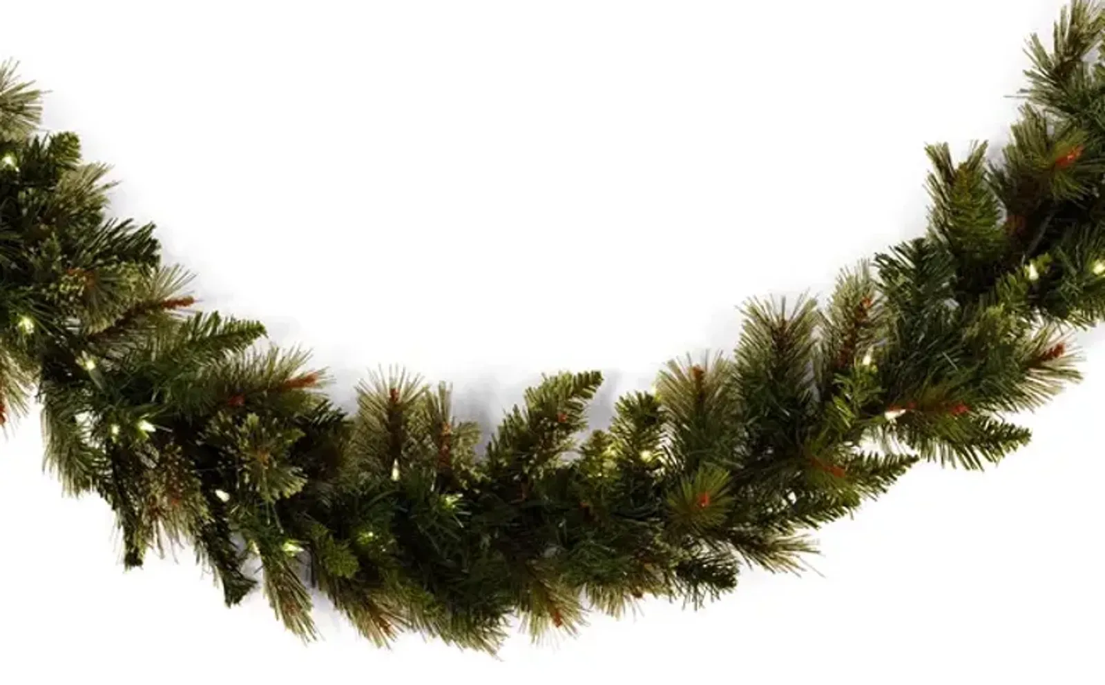 Northwoods Pine 9  Artificial Garland with Clear Lights